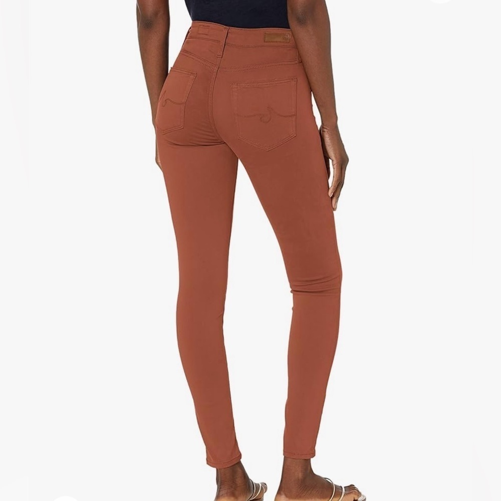 AG Womens Farrah Ankle Jeans High Rise Skinny Luscious Stretch Sateen Size 32 - Picture 2 of 3